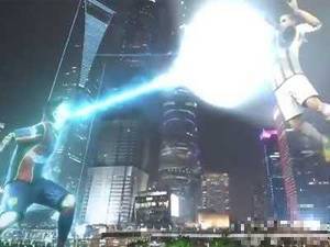 金刚vs哥斯拉！GOAL恶搞梅西C罗上海对决
