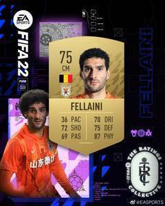 🤔轮椅大战担架？FIFA22吉鲁速度值39，费莱尼速度值36