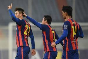 足协杯-朱建荣帽子戏法贝尔托破门+送点 青岛队3-2昆山FC