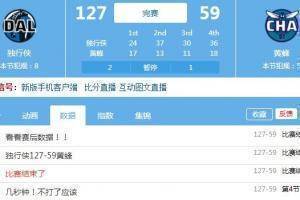 又一惨案！独行侠68分血洗黄蜂 过去15年最大分差