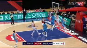 🎥提振士气！郑祺龙快攻一打三 过掉雷蒙&迎着李慕豪单手劈扣