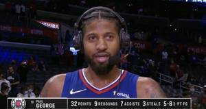 乔治:我们在落后要追分时打得最好 赛季很长要继续努力