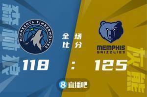 🏀莫兰特33+8 唐斯25+13 灰熊加时送森林狼5连败