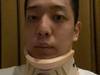 早日康复！沈梓捷昨日扭伤颈椎 目前颈部难以活动需要固定