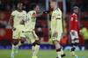 半场-弗雷德&ldquo;两边送助攻&rdquo;史密斯罗破门B费扳平 曼联暂1-1阿森纳