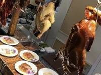 相当丰盛！区俊炫社媒晒长春赛区美食