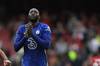 卢卡库数据：2射进1球 7次空中对抗成功 11次对方禁区内触球