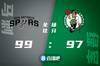🏀穆雷22+9+13 瓦塞尔17+6 布朗30+6 马刺险胜绿军终结四连败