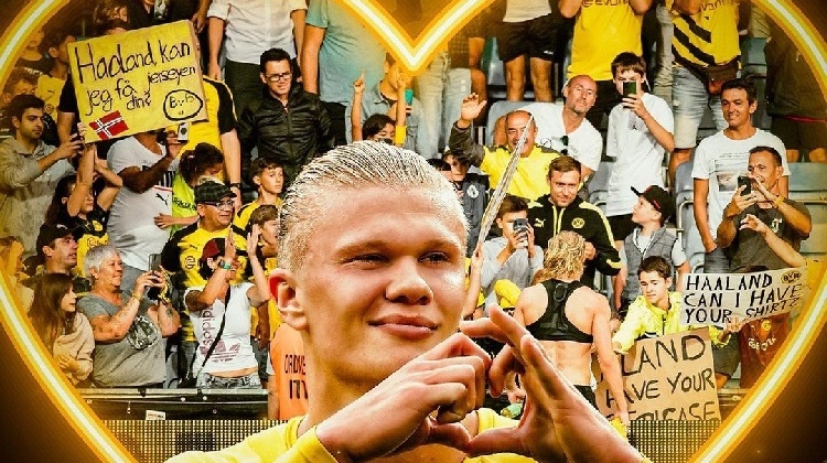 哈兰德：感谢球迷们无条件的支持 你们是我真正的情人💛
