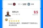 18中13砍下37分5板7助2断！3500位吧友为亚历山大评出9.5分高分